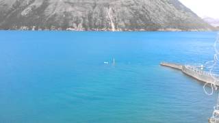 preview picture of video 'Lake Coleridge Power Station Inlet Whirlpool'