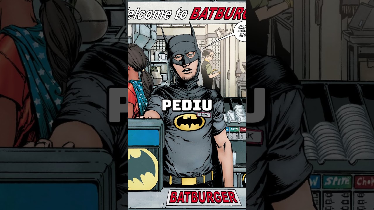 Batman come hambúrguer?