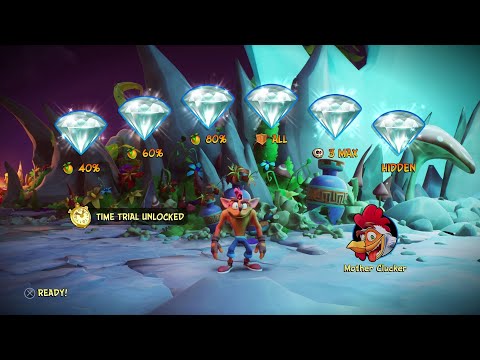 Crash Bandicoot 4 - 106% Walkthrough, Part 2: Rude Awakening (All Gems, Perfect Relic)