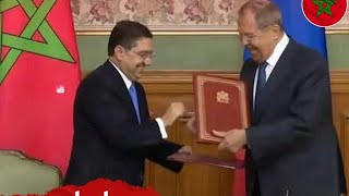 لافروف يلتقي ناصر بوريطا وحديث لافروف عن حدود الجزائر #لافروف #ناصر_بوريطة #الصحراء_المغربية