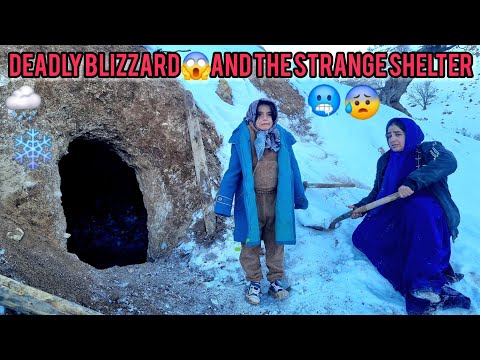 Homeless mother in strange shelter🤔Amidst snow and deadly cold😱Will they survive?