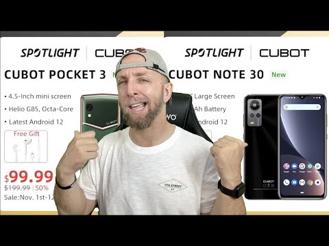 Cubot Pocket 3 et Cubot Note 30, 2 nouveaux smartphones Android à moins de 100$