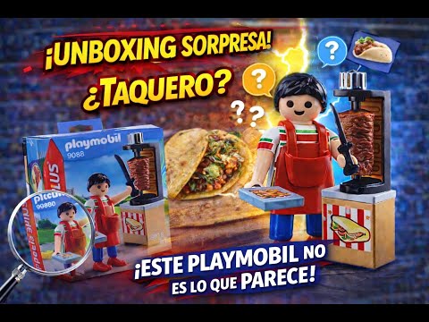 Playmobil Special Plus 9088, is it a Mexican taco vendor?