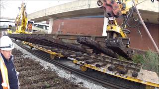 preview picture of video 'Poole Station Downline Renewal March 7th 2015'