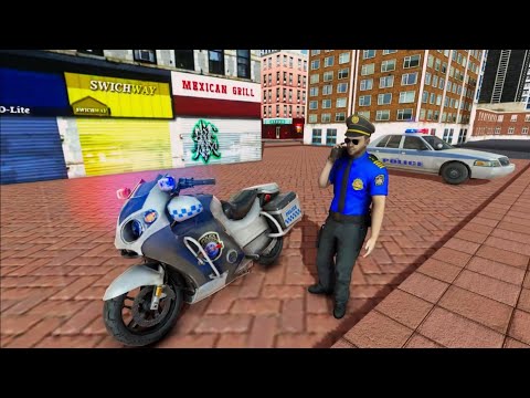 Police Moto Bike Chase Game Android Gameplay