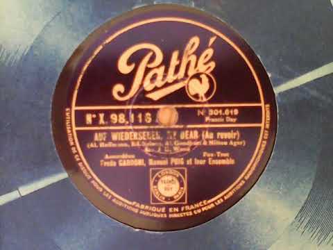 Auf Wiedersehen, My Dear - Frédo Gardoni (accordéon), Manuel Puig et leur Ensemble