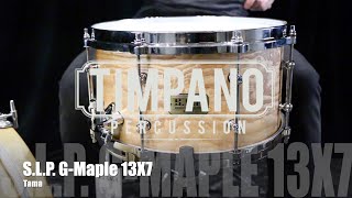 Video thumbnail for Tama S.L.P. G-Maple 13X7 Snare Drum by Timpano-percussion