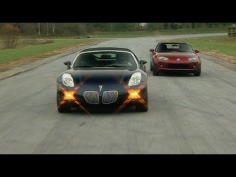 MotorWeek | Retro Review: '06 Miata vs Solstice