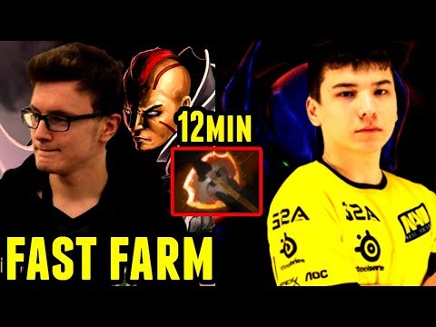 Anti Mage Pro Gameplay - Miracle Fast Farm - 12 min Battle Fury - Dota 2 Ranked Match Full Game