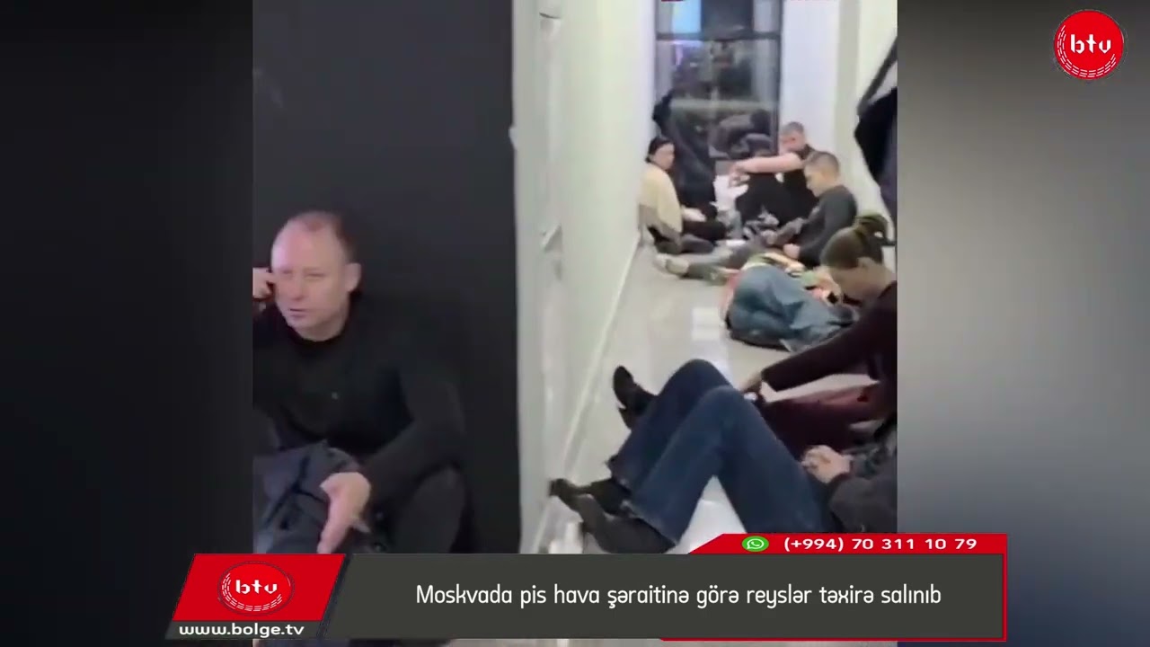 Moskvada pis hava şəraitinə görə reyslər təxirə salınıb