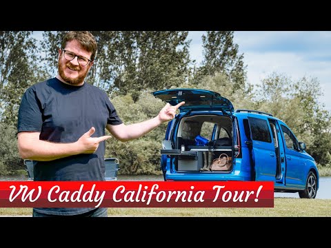 VW CADDY CALIFORNIA Camper Van *UK Debut* - FULL TOUR!