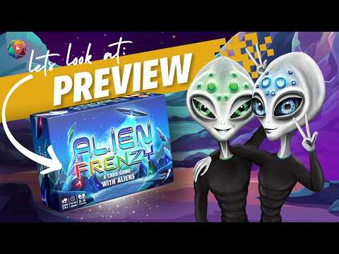 ALIEN FRENZY: A Card Game WITH ALIENS | Kickstarter Preview