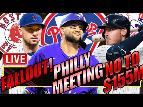 🔴Live MLB News & Rumors: Red Sox Fans Are Mad, Bo Meets With Phillies & Bellinger Says No To $155M