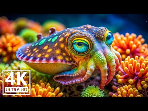[NEW] 4HRS Stunning 4K Underwater Wonders - Relaxing Music | Coral Reefs, Fish & Colorful Sea Life