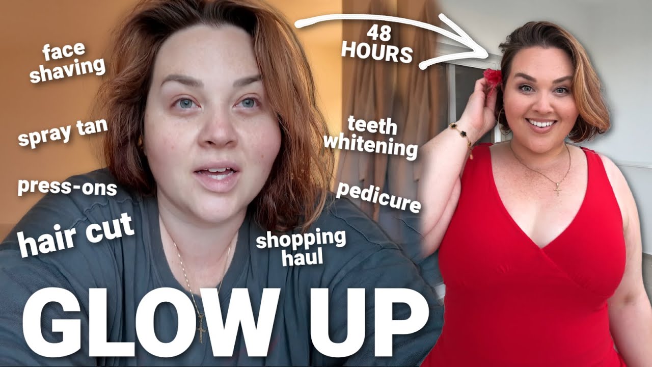 48-HOUR VACATION GLOW UP *spray tan, hair cut, nails, pedis, & shopping!!*