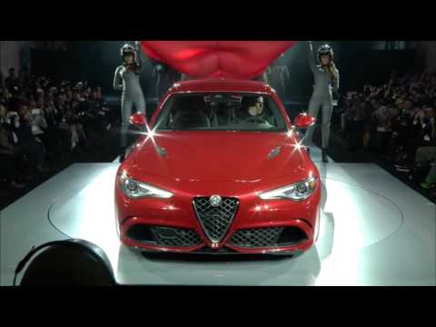 Alfa Romeo Giulia Premiere at 2015 LA Auto Show | AutoMotoTV