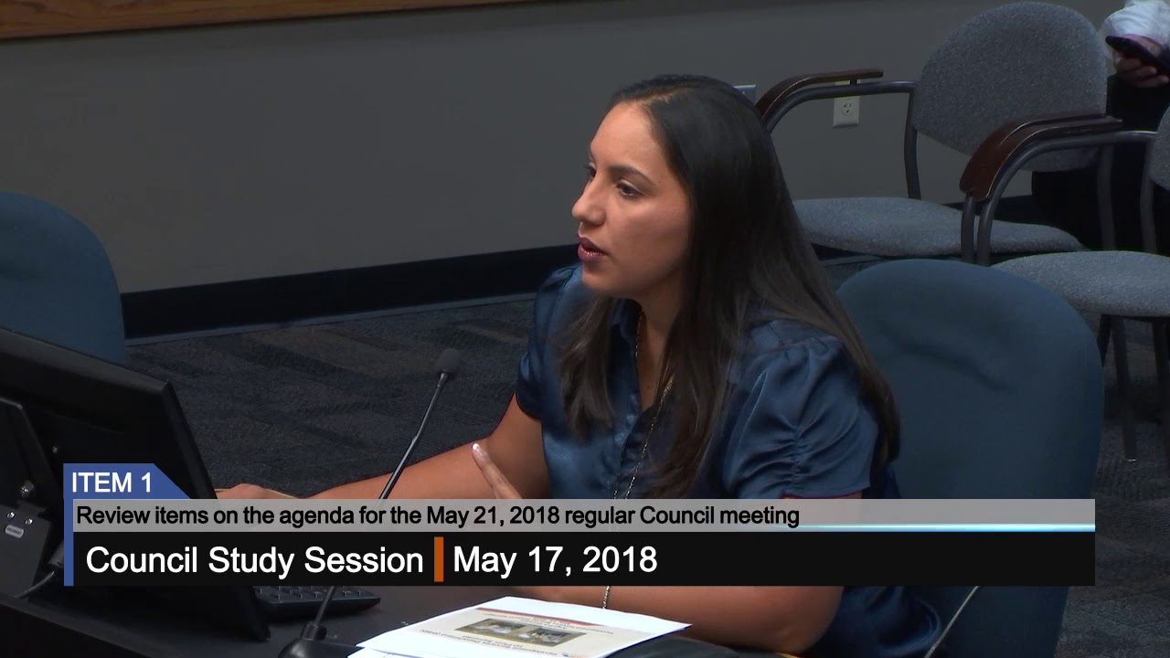 Council Study Session - 5/17/2018