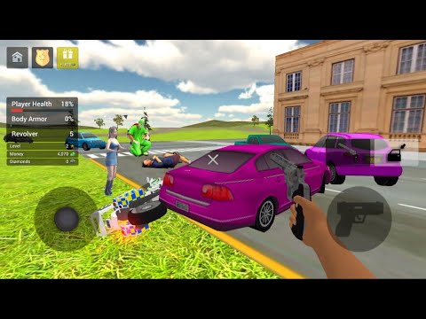 Police car driving crime city l real police bike chase l android iOS gameplay