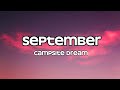 September- Campsite Dream (Lyrics)