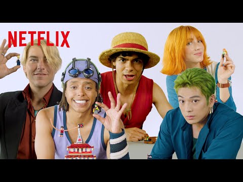ONE PIECE Cast Unboxes New LEGO Sets | Netflix
