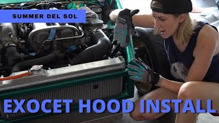 Mounting the Exocet Hood with Aerocatches