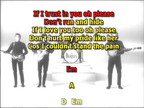 If I fell Beatles mizo vocals lyrics chords