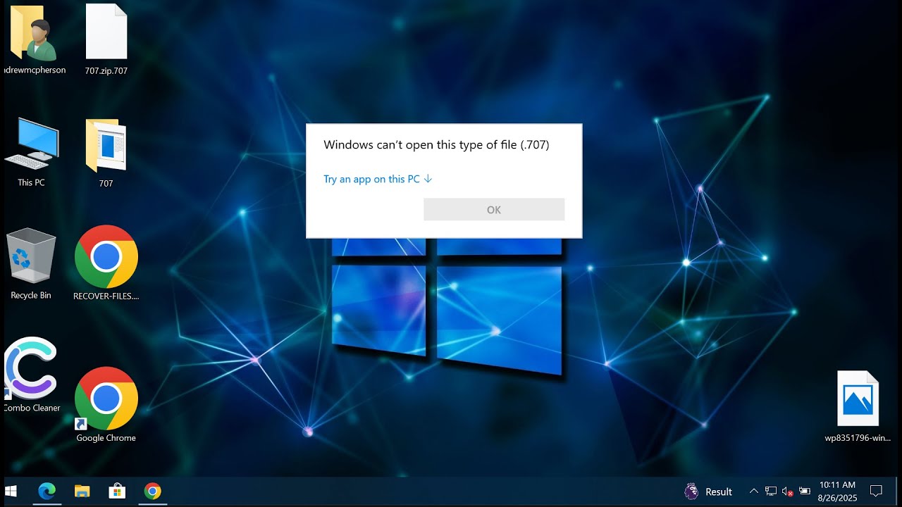 707 ransomware removal. How to get rid of .707 file virus?