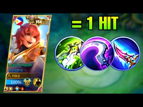BEATRIX NEW BEST 1 HIT BUILD! THEY THINK I'M USING CHEAT!🔥
