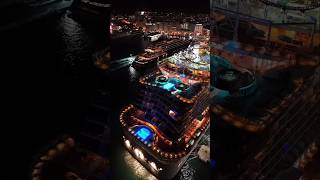 CARNIVAL CELEBRATION IN BAHIA DE SAN JUAN❤️ #cruiseship #carnival