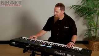 Kraft Music - Roland BK-9 Backing Keyboard Performance with Scott Berry