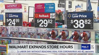 More than 4,000 Walmart stores will expand hours to 10 p.m.