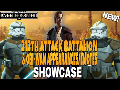 Star Wars Battlefront 2 - 212th, Obi-Wan, & Appearances Showcase [The November Update]