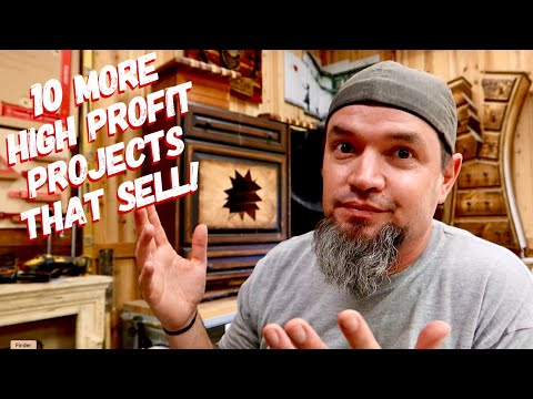 10  More Woodworking Projects That Sell - Low Cost High Profit - Make Money Woodworking (Episode 7)