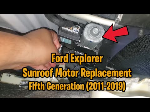 2014 Ford Explorer Sunroof Motor Replacement & Initialization Process