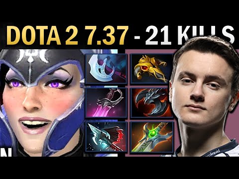 Luna Gameplay Miracle with Manta and 21 Kills - Dota 2 7.38