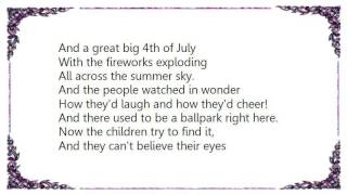 Frank Sinatra - There Used to Be a Ballpark Lyrics