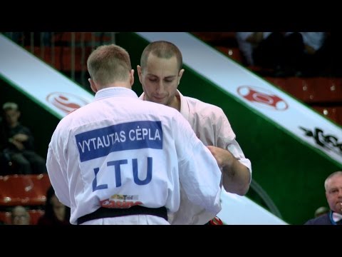 [LTU] CĖPLA Vytautas vs  [BUL] DIMITROV Valeri, FULL CONTACT KARATE