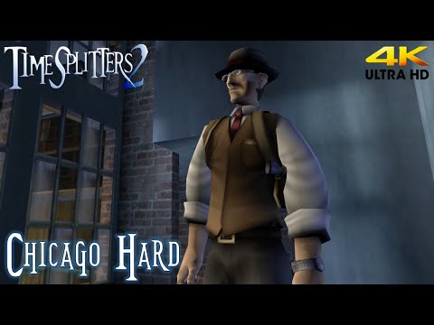 TimeSplitters 2 Story - Chicago - Hard - Walkthrough (4K)