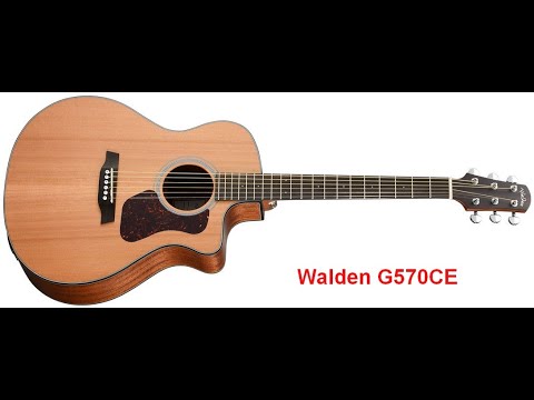 Walden G570CE mic and pieza sounds