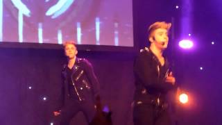 Jedward - &#39;GET UP AND DANCE&#39;,Bongo,Cap - Olympia Theatre 20/4/14