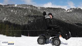 Logo Silver OUTCHAIR S Arazi Akülü Tekerlekli Sandalye 4x4 — Tanıtım Videosu 1