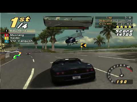 Need for Speed: Hot Pursuit 2, Ferrari 550 Barchetta, 8 laps Island Outskirts