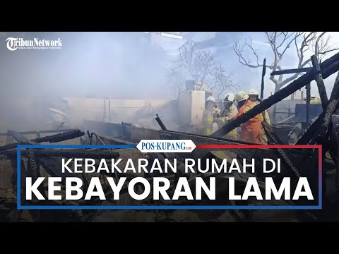 Kebakaran di Kebayoran Lama, Sejumlah Rumah Warga Terdampak