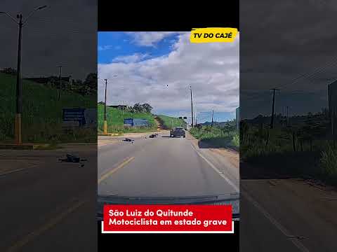 Acidente ocorrido no entroncamento das rodovias AL-105 e AL-413, em São Luís do Quitunde TV DO CAJÉ