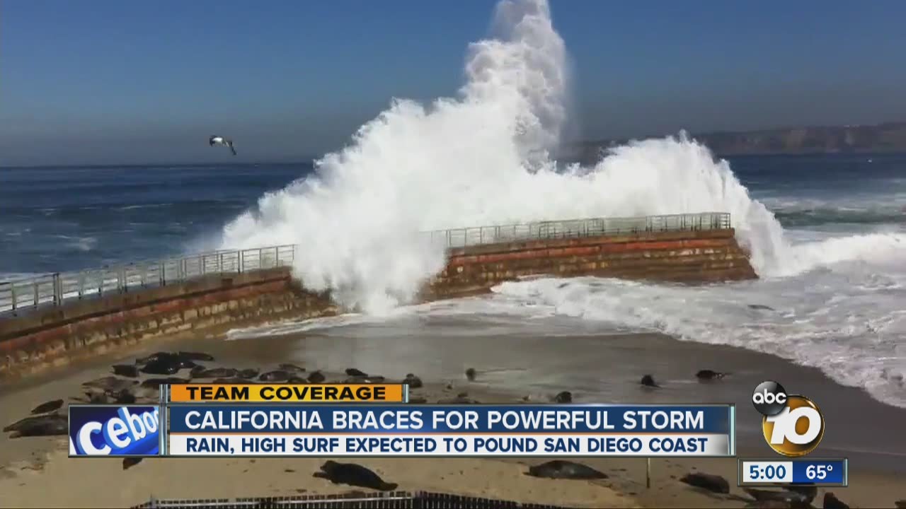 California Braces for Powerful Storm