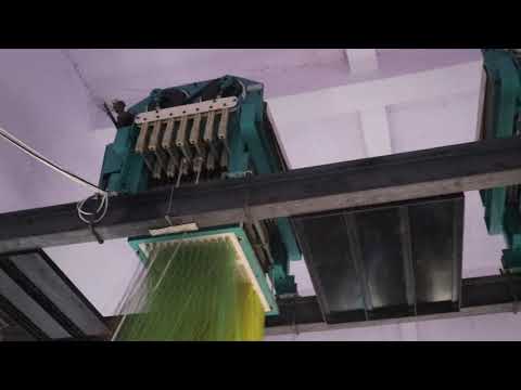 Power Jacquard Machine video by Oscarwin Weaving Engineering