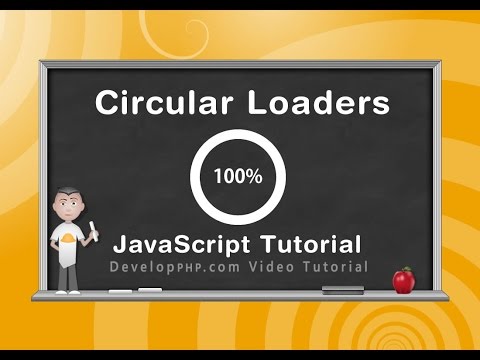Circular Progress Loader Canvas JavaScript Programming Tutorial