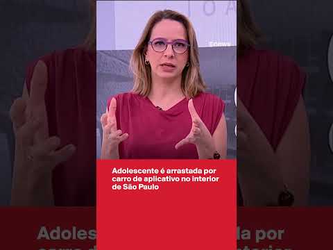 Adolescente é arrastada por carro de aplicativo no interior de São Paulo
