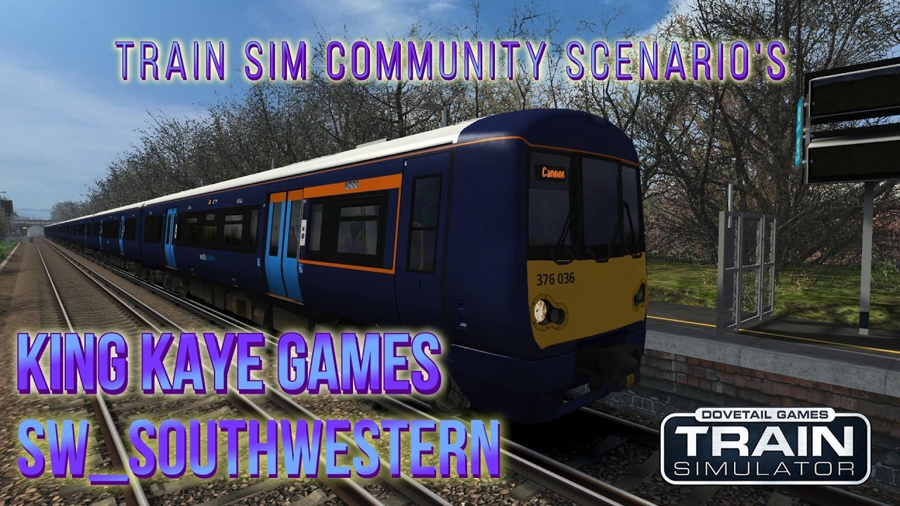 Train Sim Community Scenario Showcase ft. SW_SouthWestern | #kingkayegames  #twitch #train