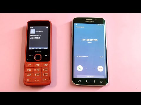 Nokia 150 vs Samsung Galaxy S6 edge Incoming call & Outgoing call